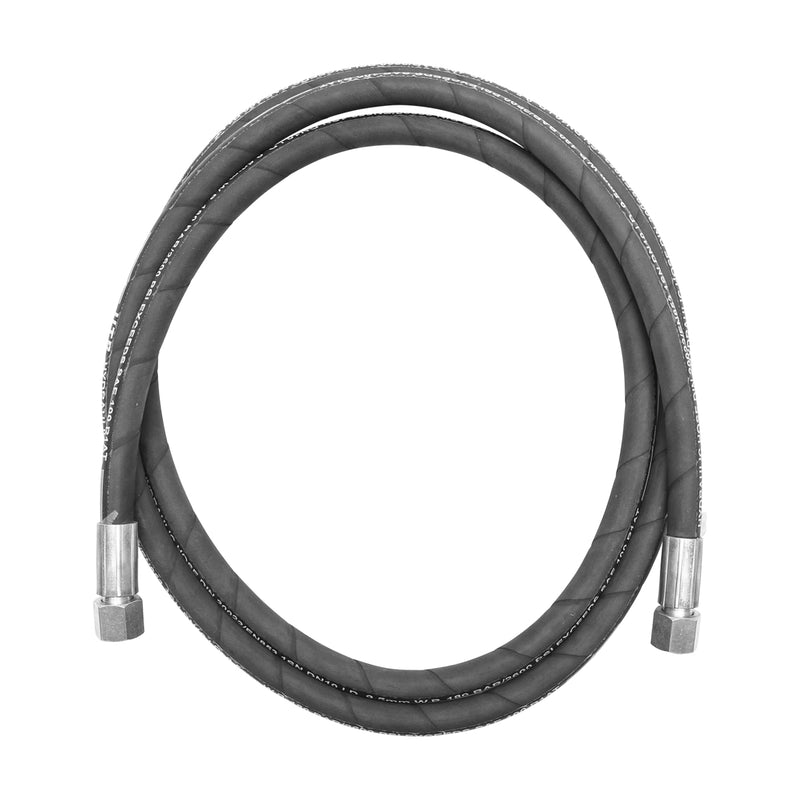 Tubo ad alta pressione 2SN DN10 con raccordi pressati idraulicamente, L = 2700 mm (riduzione M20x20)