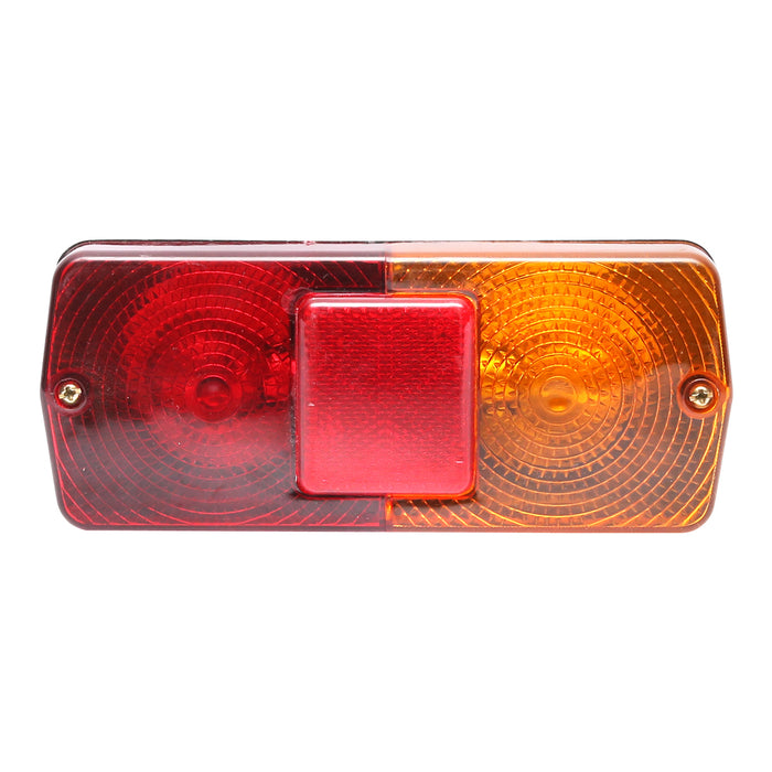 Luce stop posteriore con catadiottro rosso-giallo 12 V