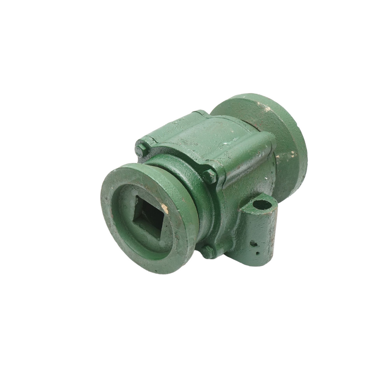 Gruppo cuscinetto per disco completo con cuscinetti 32015 e semiboccole – foro quadro da 40 mm – interasse fori 155 mm.