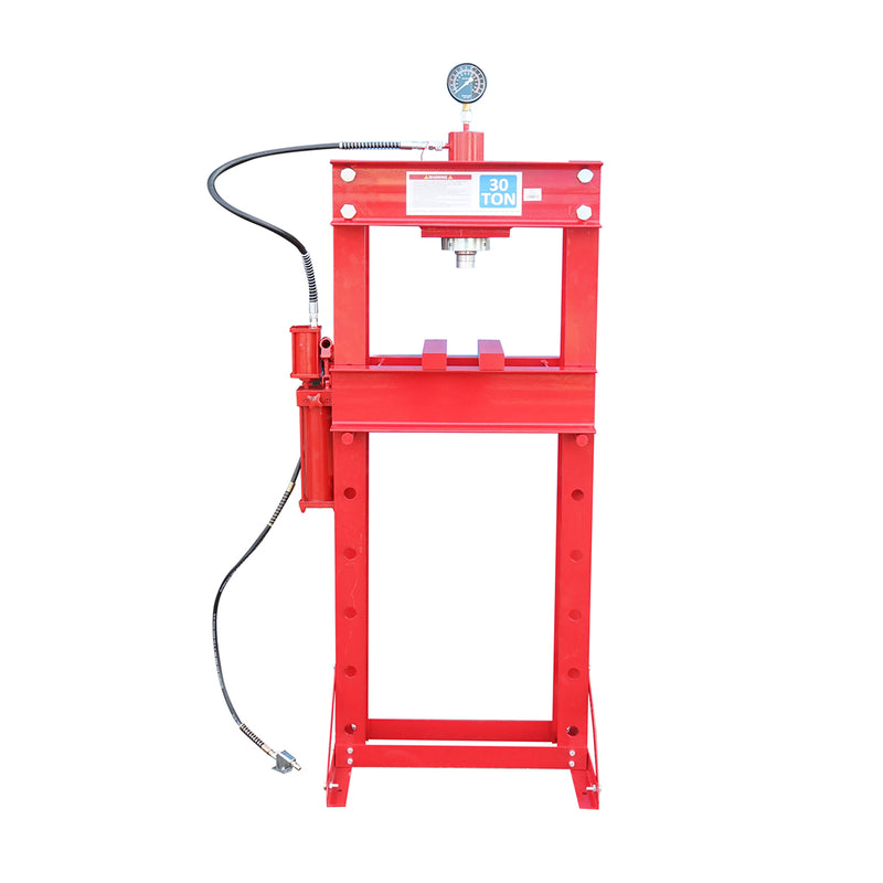 Pressa idraulica 30T, apertura regolabile 0-820mm, corsa pistone 0-160mm