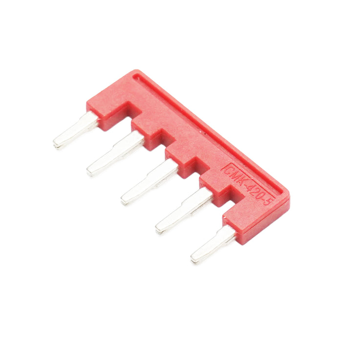 Ponte di collegamento a 5 vie, 32A 450V per guida DIN Leader