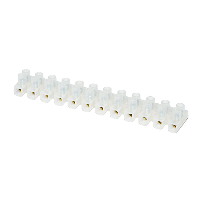 Morsettiera 10A 380V, 12 poli 10mm Leader