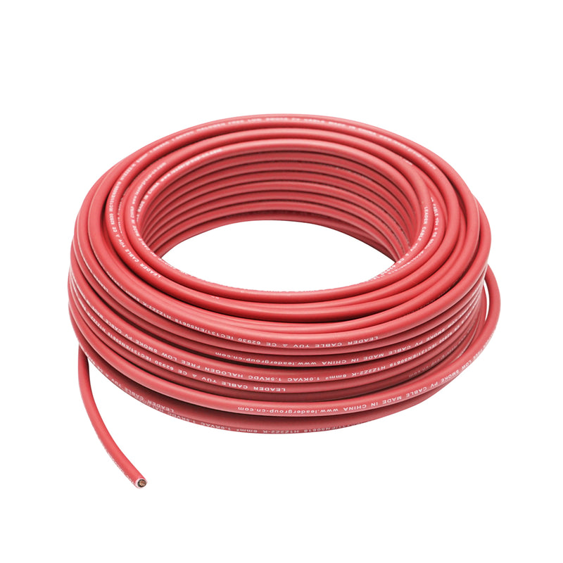 Bobina di cavo per pannelli solari, 4 mm x 20 m, rosso, 1,5 kV, H1Z2Z2-K Breckner Germany