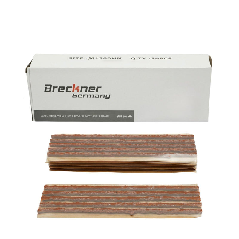 Striscia di riparazione pneumatici 6x200 mm, 30 pezzi/confezione Breckner Germany