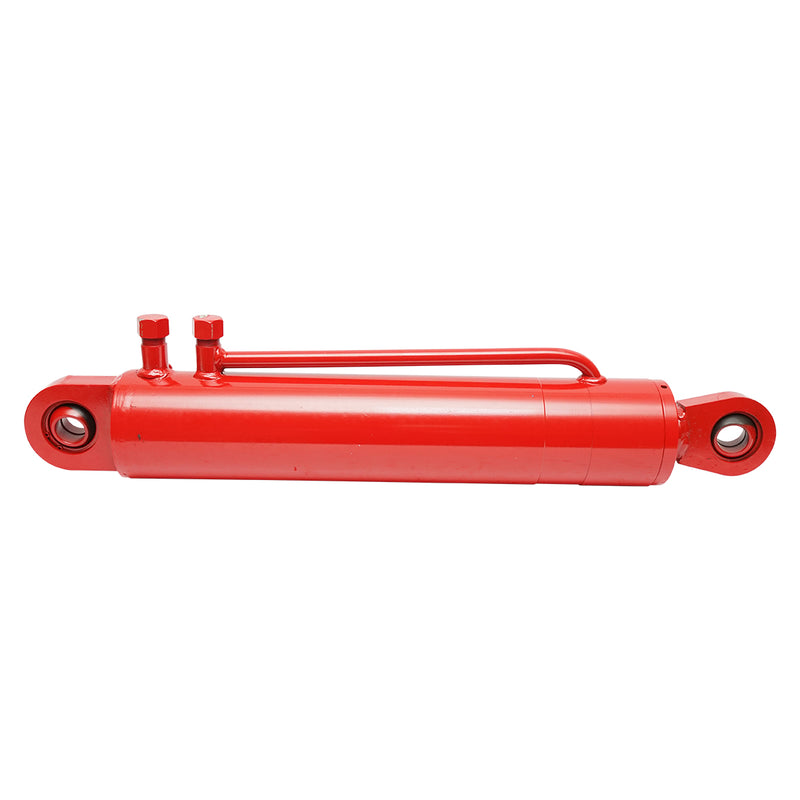 Cilindro idraulico per trattore forestale, rosso RAL 2002, 704 × 403 mm