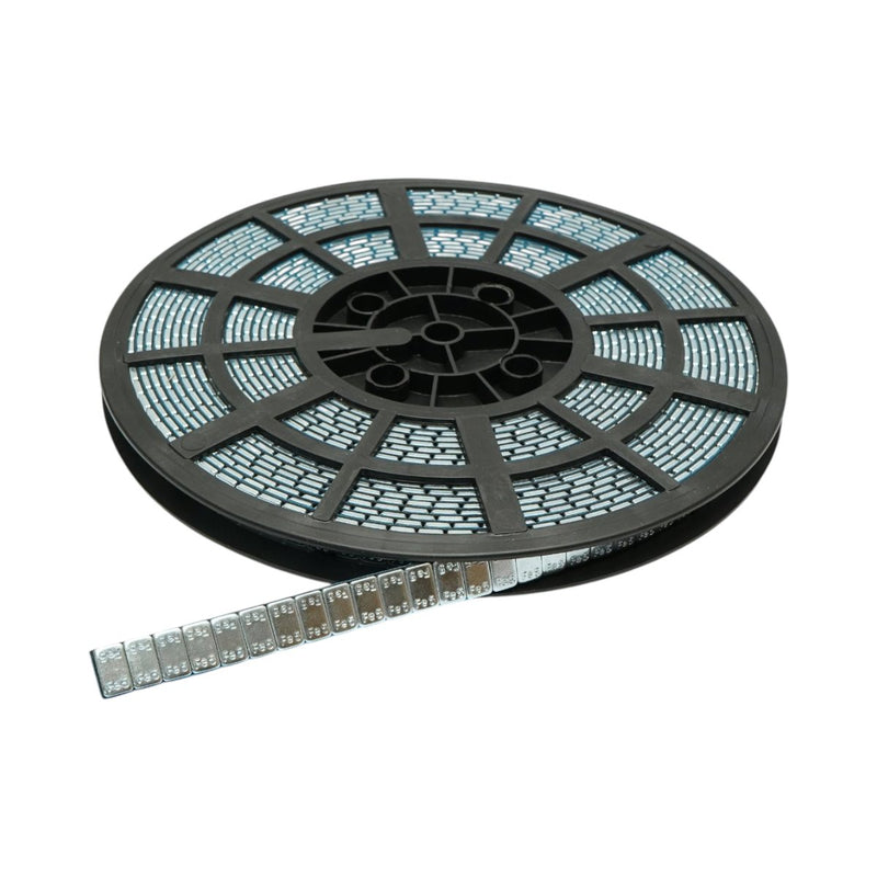 Rotolo di pesi autoadesivi zincati per equilibratura ruote (Fe), 5 g x 1200 pezzi (6 kg) Breckner Germany
