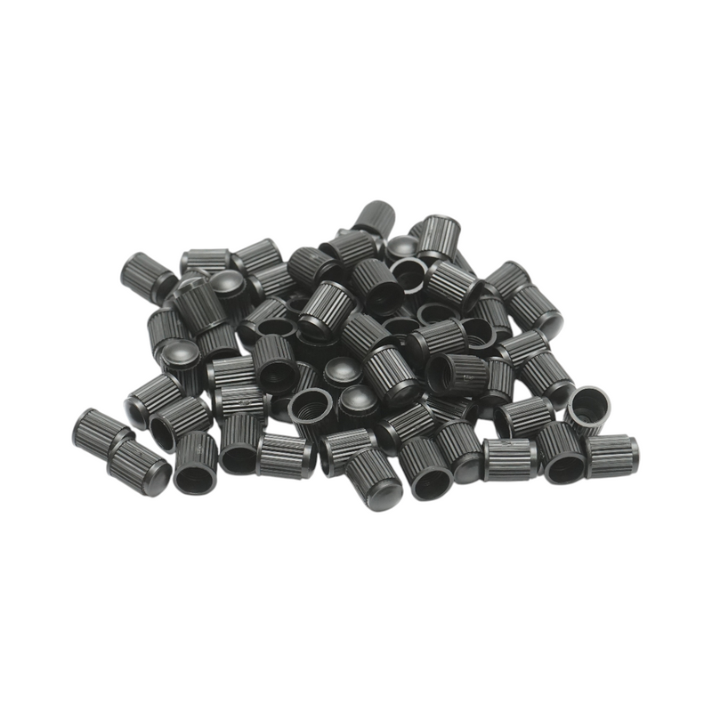 Tappi per valvole in plastica nera, 1000 pezzi/set