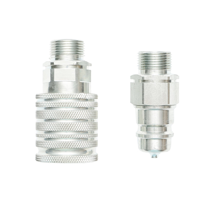 Valvola di passaggio maschio/femmina con raccordo M22×1,5 mm, con filettatura esterna. Breckner Germany