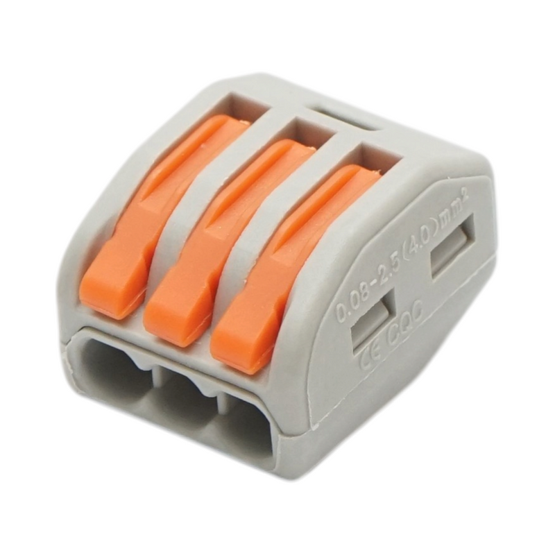 Connettore rapido per cavi elettrici 3 poli, 0,08-4 mm², 32 A, 250 V Longroad
