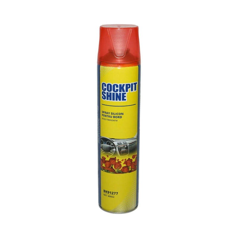 Spray antistatico al silicone per cruscotti, profumazione alla rosa, 650 ml Breckner Germany