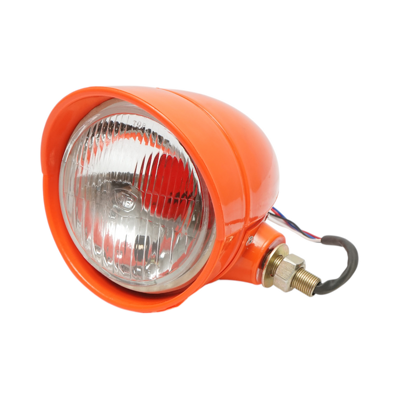Faro tondo destro completo di calotta UTB U-445 e Fiat