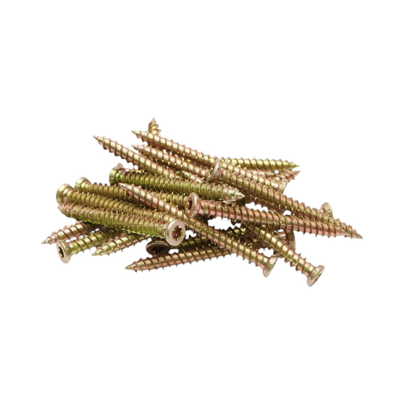 Vite per il fissaggio di serramenti 7,5x72 mm, Torx TX30, acciaio zincato giallo, 100 pz/scatola