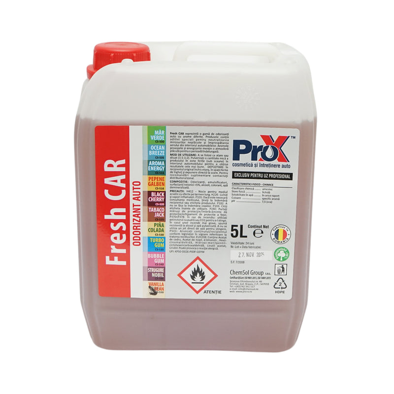 Deodorante concentrato per auto Pro-X alla vaniglia, 5 L