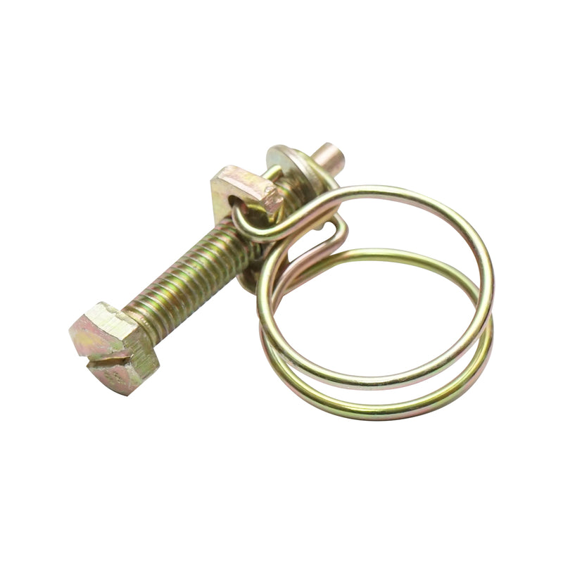 Fascetta stringitubo in filo metallico da 19-22 mm con vite M5x30 mm Breckner Germany
