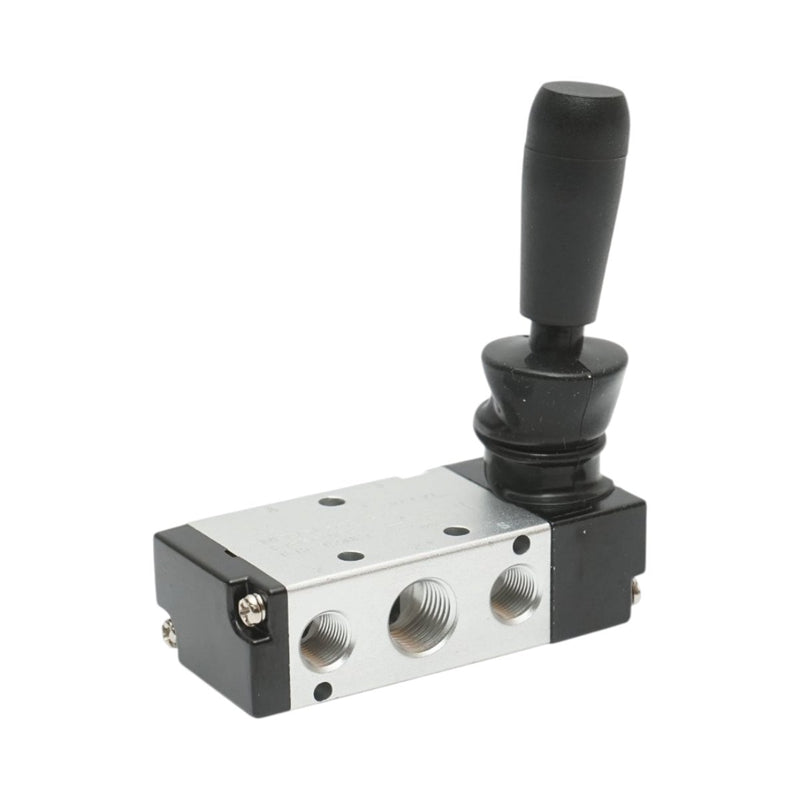 Elettrovalvola pneumatica con leva, 3 circuiti, 1/4", modello 4H210-08