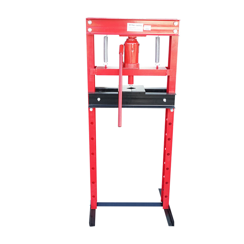 Pressa idraulica 20T, apertura regolabile 30-950mm, corsa pistone 0-120mm