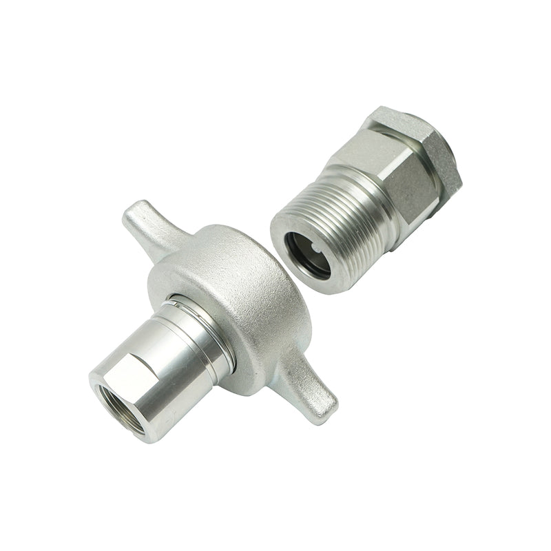 Set di raccordi rapidi a vite da 3/4" (femmina/maschio)