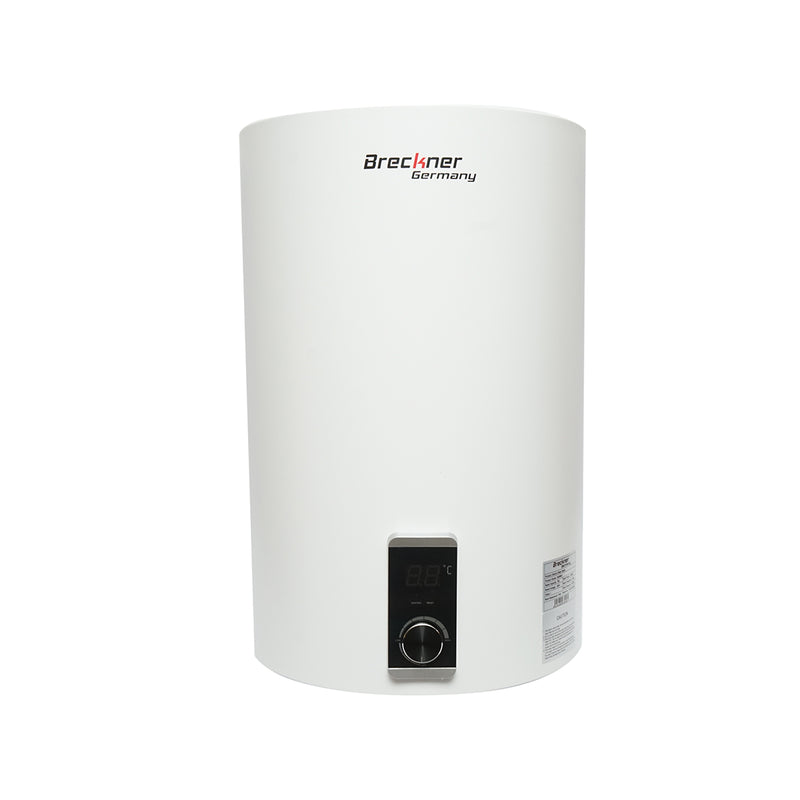 Scaldacqua elettrico da 50 l, 1500 W, IPX4, 390x646 mm, installazione verticale, per acqua calda sanitaria. Breckner Germany