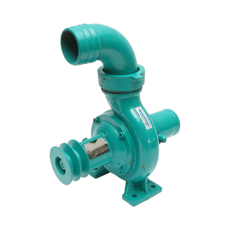 Pompa centrifuga per acqua con doppia puleggia, 1,5 kW, 2,5 pollici, portata 20 m³/h, profondità di aspirazione 9 m, prevalenza 15 m, per irrigazione.