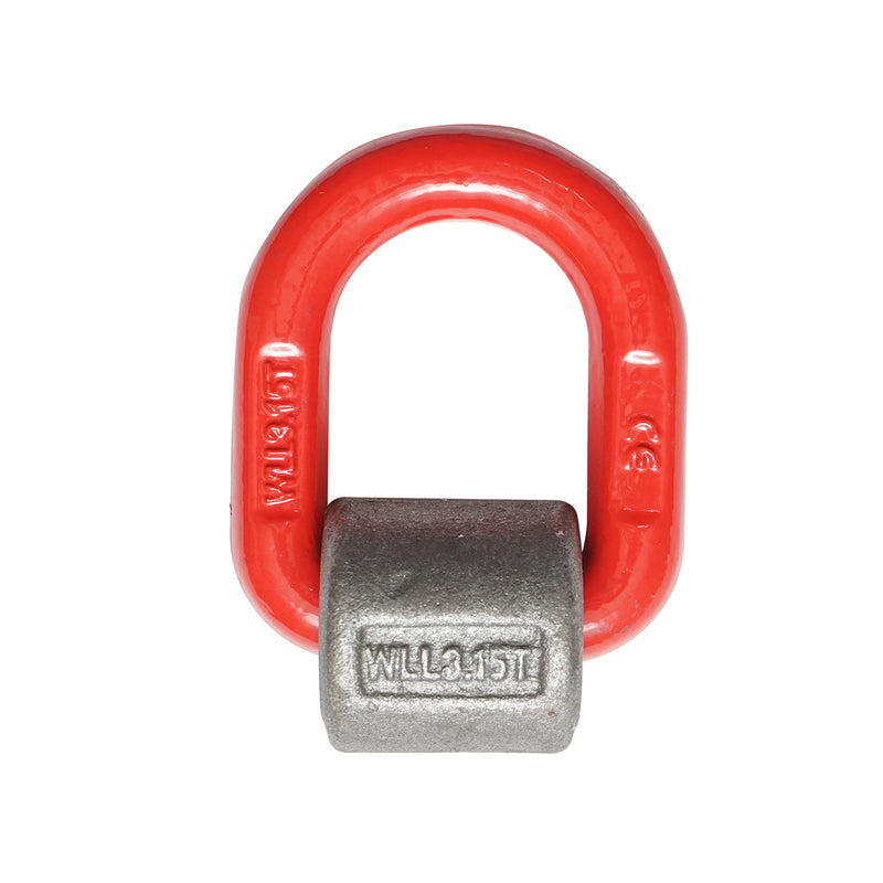 Anello di ancoraggio/sollevamento da saldare con molla, portata massima 3,15 tonnellate