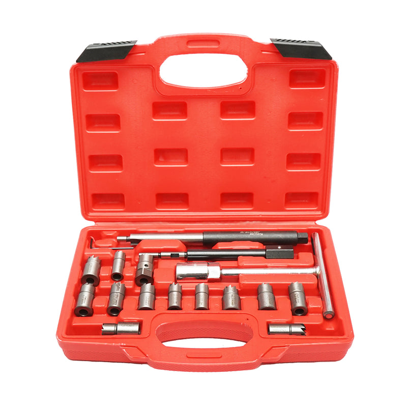 Set di 17 frese per sedi iniettori diesel Breckner Germany