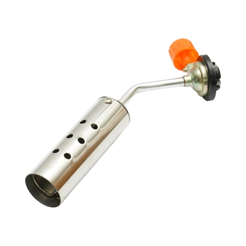 Testina per cannello a gas, accensione manuale, rotazione a 360°, potenza termica di 3600 kcal, fiamma regolabile fino a 1300°C (Canon Torch)