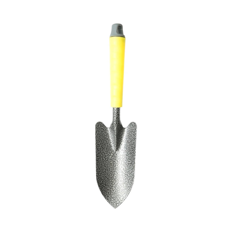 Paletta da giardinaggio Crownman in acciaio al carbonio con punta a lancia (85x340 mm) e impugnatura ergonomica in PP