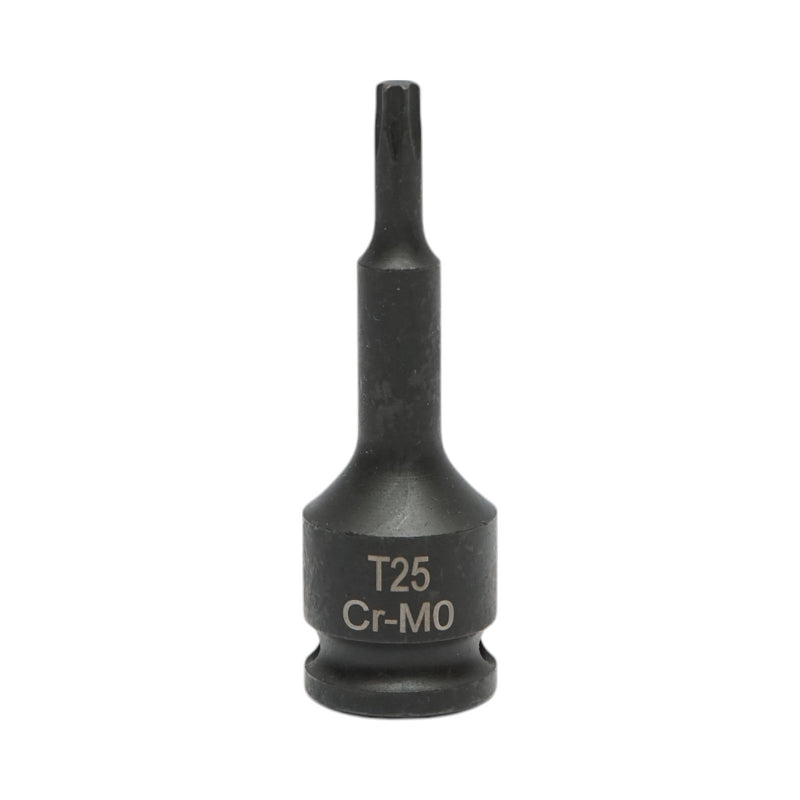 Chiave a bussola a impatto Torx T25, 60 mm, quadrata 3/8 Cr-Mo