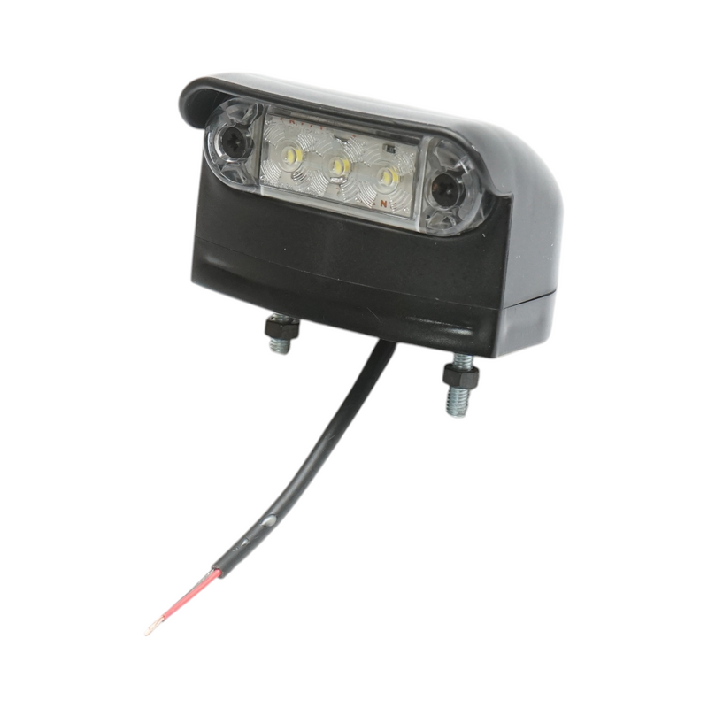 Luce targa a LED 12V-24V – 3 LED, 78,5x50 mm Breckner Germany