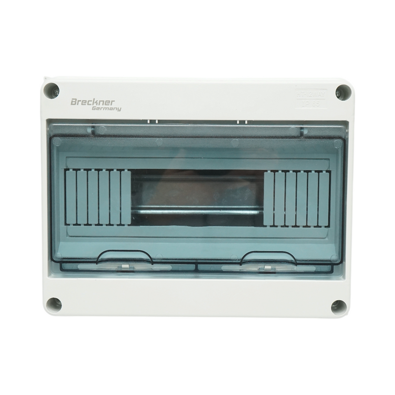 Centralino portafusibili da parete, 1 fila, 12 moduli, 250x195x110 mm, IP65 Breckner Germany