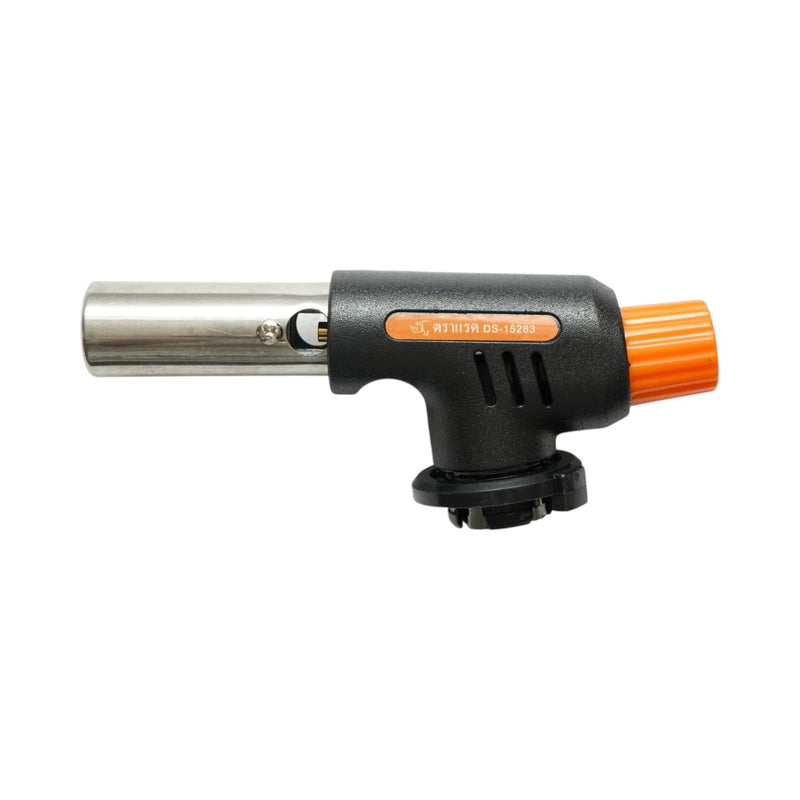 Testina per torcia a gas, accensione piezoelettrica, fiamma regolabile a 1300°C (Flame Gun)