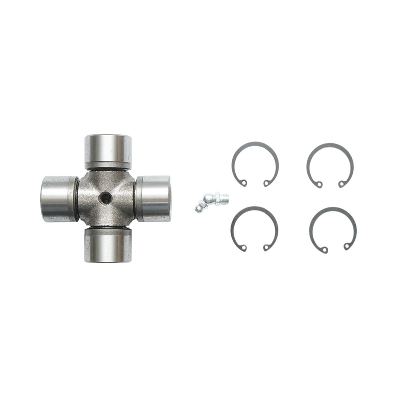 Crociera cardanica T5 30,2 × 80 mm con ingrassatore e anelli di sicurezza