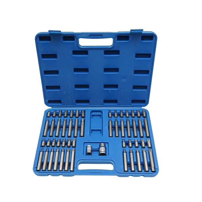 Set chiavi a brugola, punte torx, esagonali e scanalate 54 pezzi Breckner Germany