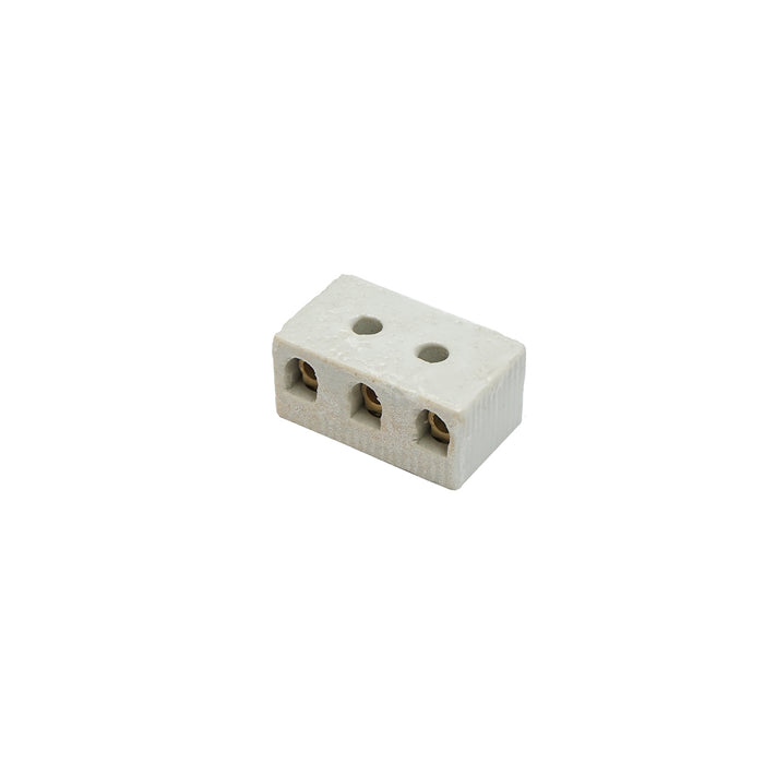Morsettiera in ceramica 10A, 3 poli 0,5-6mm Leader