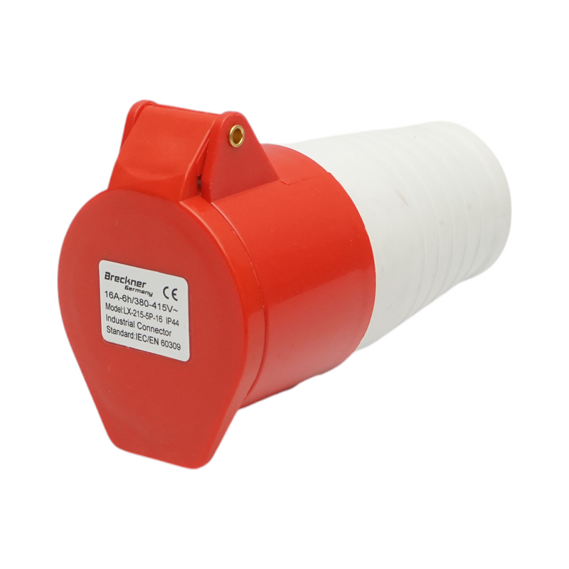 Presa industriale mobile trifase 16A, 415V, IP44, 6H Breckner Germany