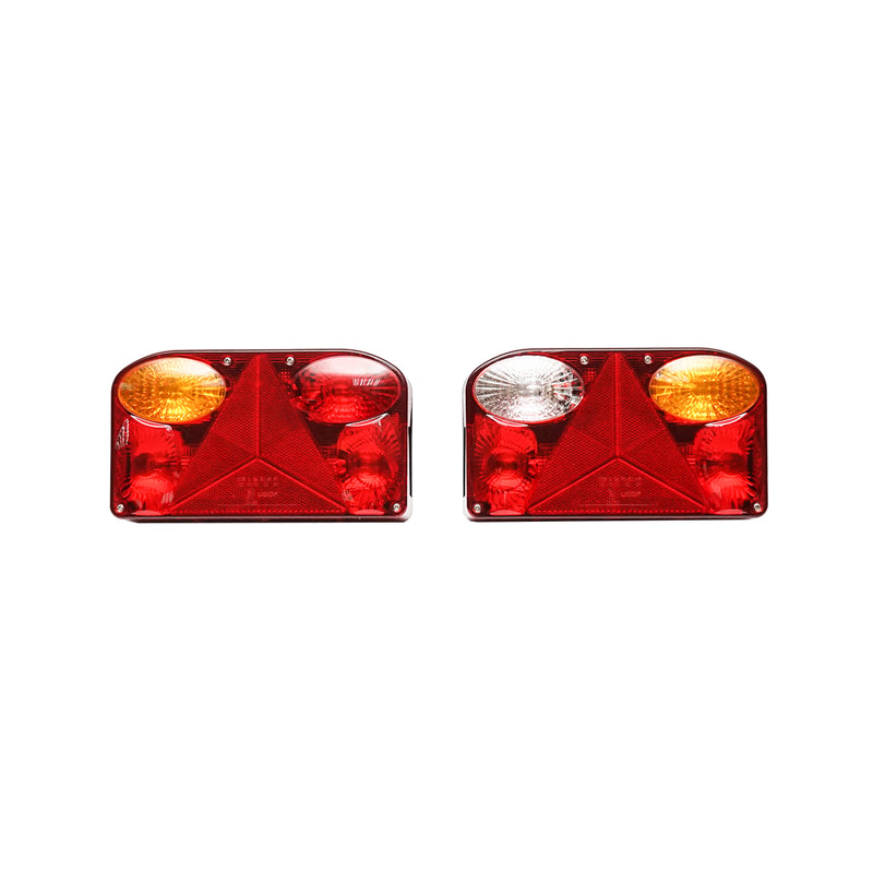 Set di luci posteriori a 7 funzioni, cavo da 300 mm, 12 V, lampadine da 21 W/5 W, dimensioni 235x130x55 mm Breckner Germany
