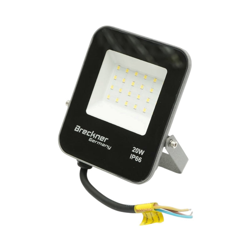 Proiettore LED 20W, 220V, 6500K, 1800lm, fascio largo, 120x100x28mm, IP66 Breckner Germany