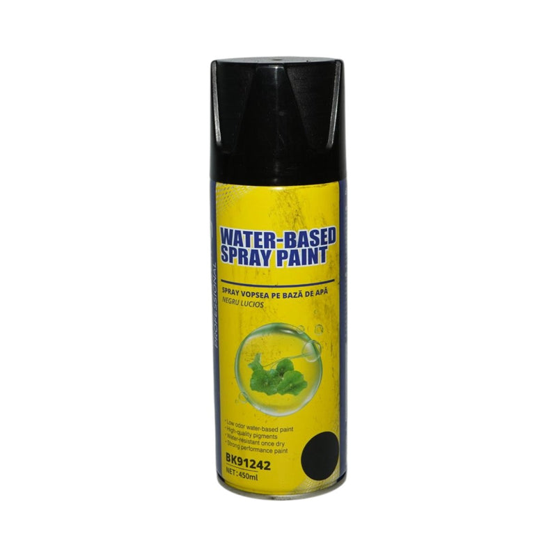 Vernice spray nera lucida a base d'acqua da 450 ml Breckner Germany