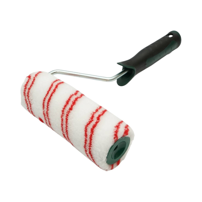 Rullo in poliestere da 18 cm, diametro 70 mm, altezza pelo 18 mm, impugnatura ergonomica bimateriale (soft-grip) Breckner Germany