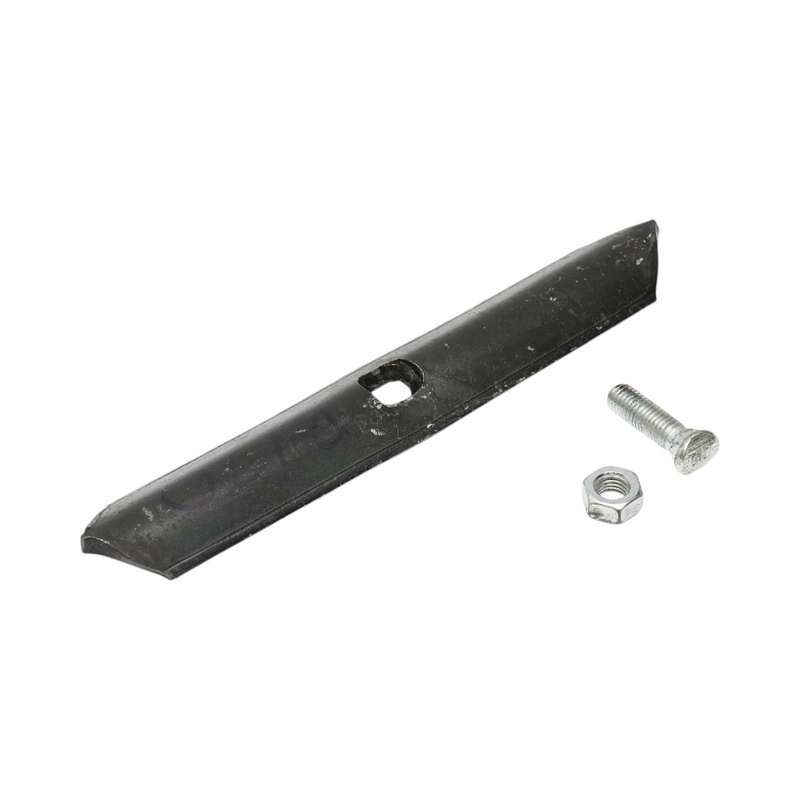 Vomere per coltivatore 215x35x5 mm con bullone e dado