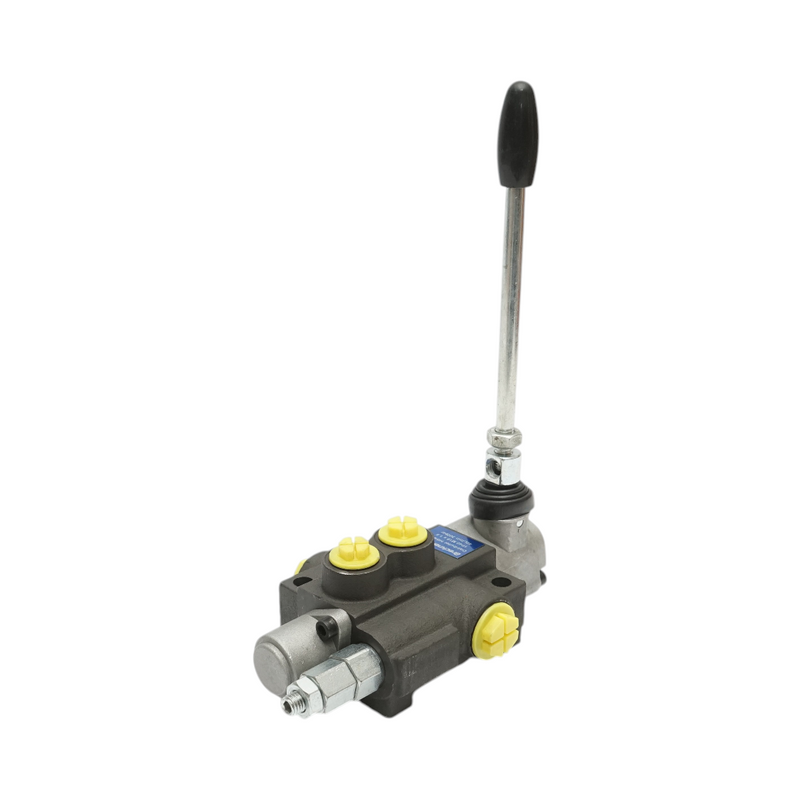 Distributore idraulico a 1 leva, portata 40 L/min, con leva inclusa, -15 / +80. Breckner Germany