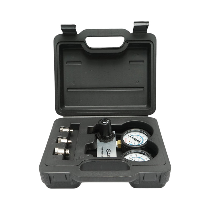 Kit di prova per la tenuta della compressione del cilindro del motore a benzina, 3 adattatori da 10, 12, 18 mm, tubo da 600 mm Breckner Germany