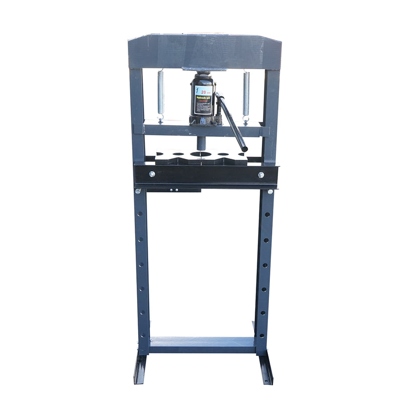 Pressa idraulica 20T, apertura regolabile 30-950mm, corsa pistone 0-120mm