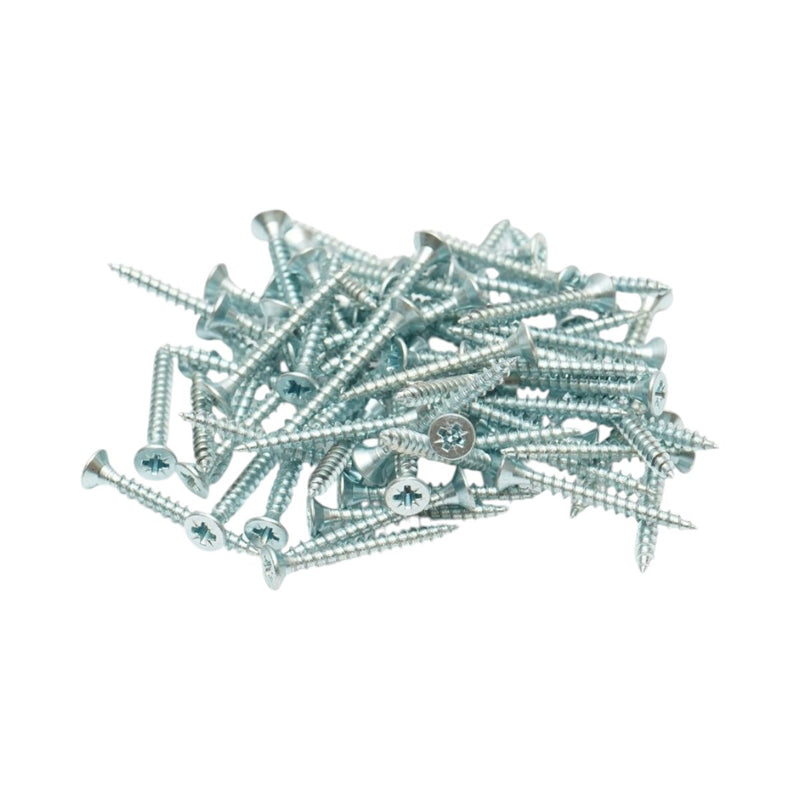 Vite autofilettante per legno 4x35 mm, testa svasata PZ2, acciaio zincato, 1000 pz/scatola