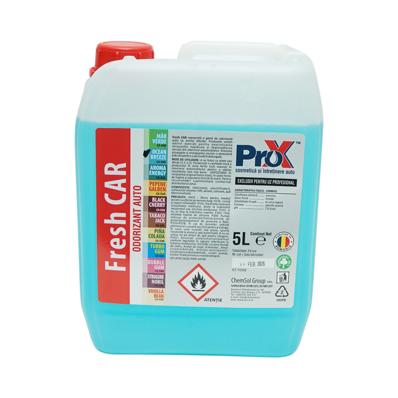 Deodorante concentrato per auto Pro-X Ocean Breeze 5 L