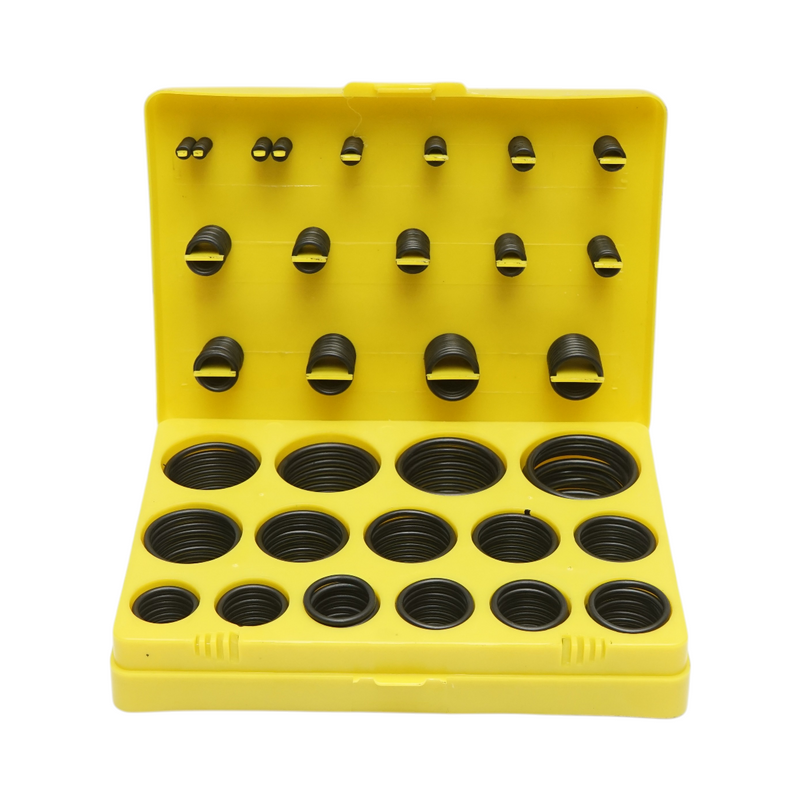 Kit di O-ring in NBR (misure metriche), 386 pezzi