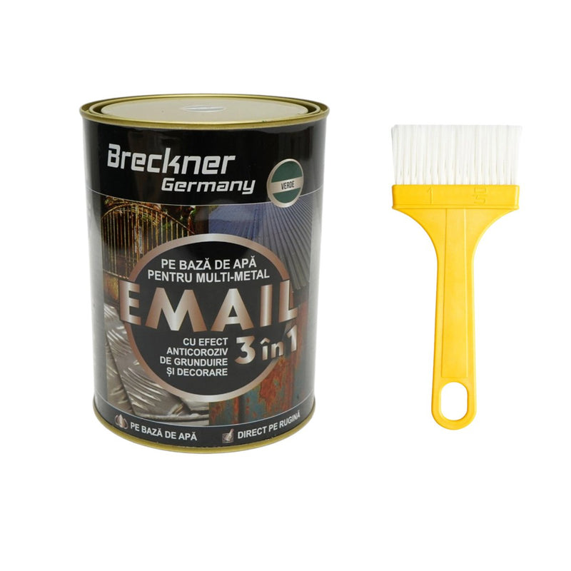 Smalto anticorrosivo 3 in 1 "John Deere Green" per metallo, 2 kg, applicabile direttamente sulla ruggine, a base d'acqua. Breckner Germany