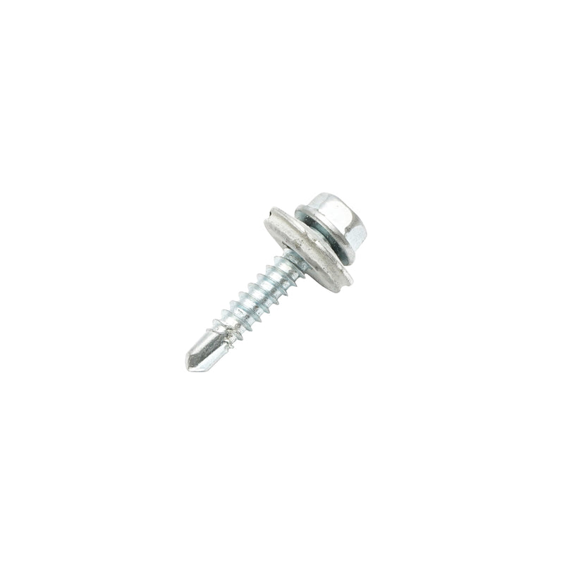 Set di 600 viti autoperforanti, testa esagonale con rondella in EPDM, 4,8x25 mm, DIN 7504K