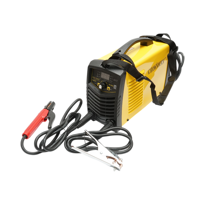 Saldatrice a inverter 20–200 A, 220 V MMA, per elettrodi da 1,6–5 mm, Crownman