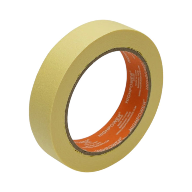 Nastro per mascheratura in carta gialla HighPower per usi generali 24 mm x 36 m